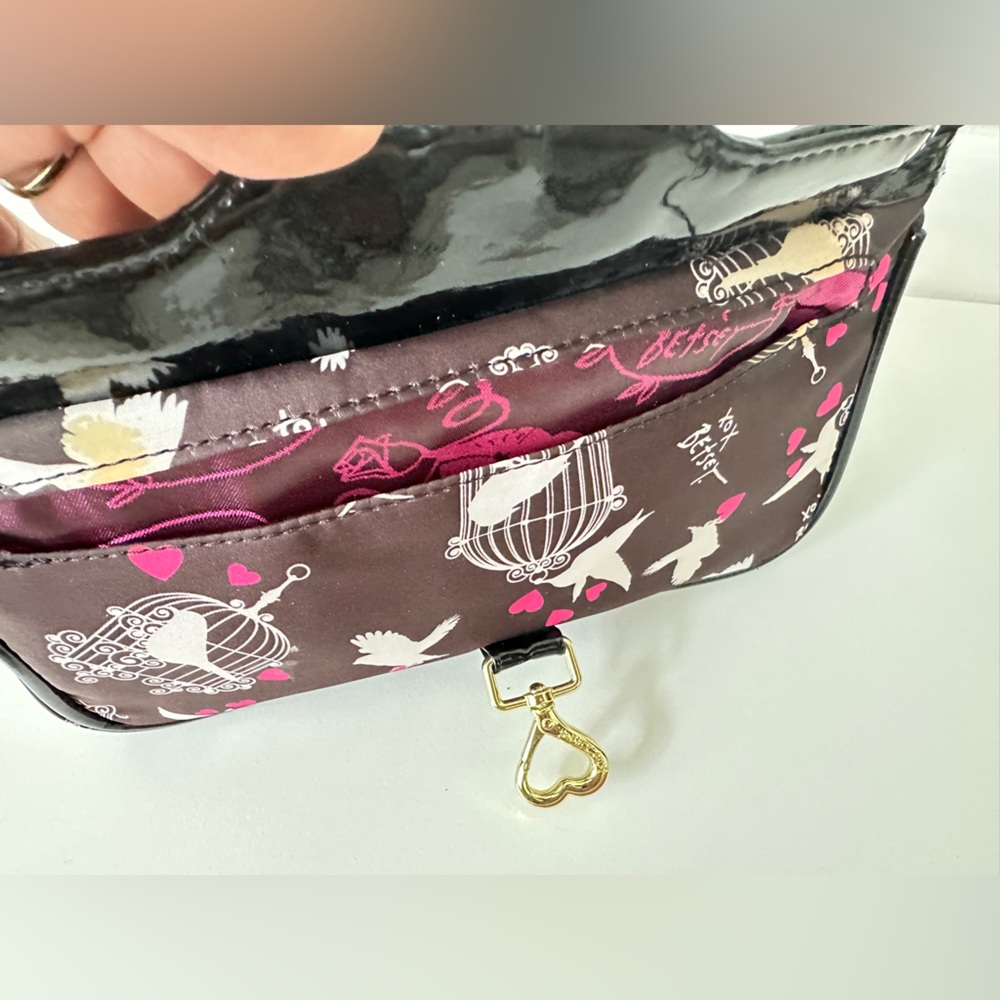 Bird and Cages Print XOX Betsey CosmeticsBag - Picture 5 of 10